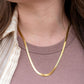 Luxe Gold Herringbone Chain - 20in