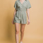 Linen Button Down Romper