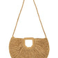 Round Shape Straw Tote Bag