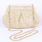 Color Straw Crossbody Bag