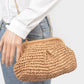 Color Straw Crossbody Bag