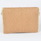 Convertible Straw Clutch Swing Bag