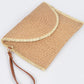 Convertible Straw Clutch Swing Bag