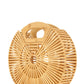 Natural Bamboo Ark Hand Round Clutch