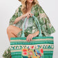 Bird and Tassel Beaded Tote Bag