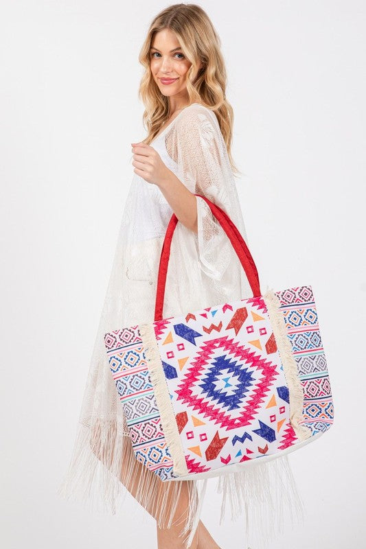 Abstract Pattern Tote Bag