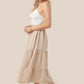 Tiered maxi skirt