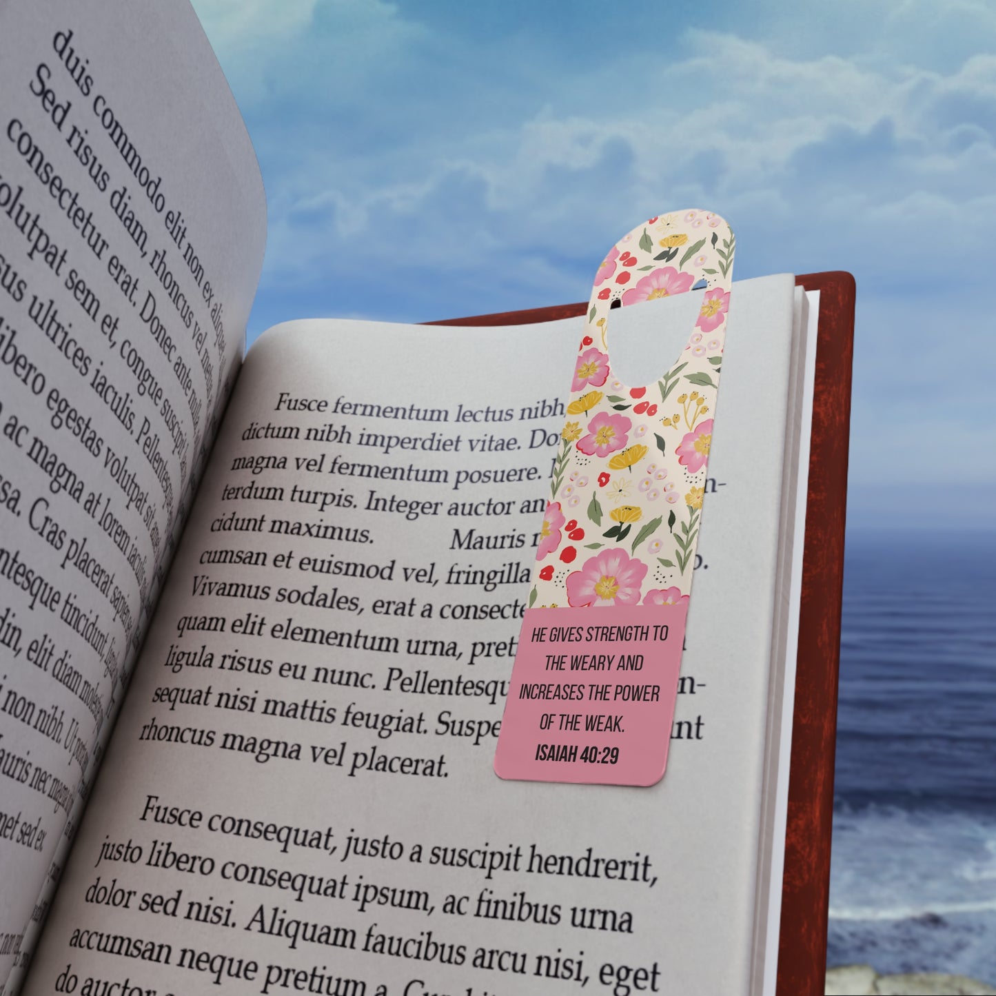 He gives strength to the weary bookmark