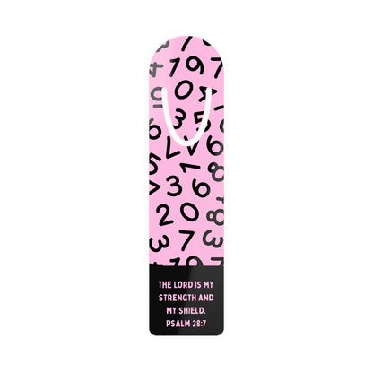 The Lord is my strength and my shield bookmark
