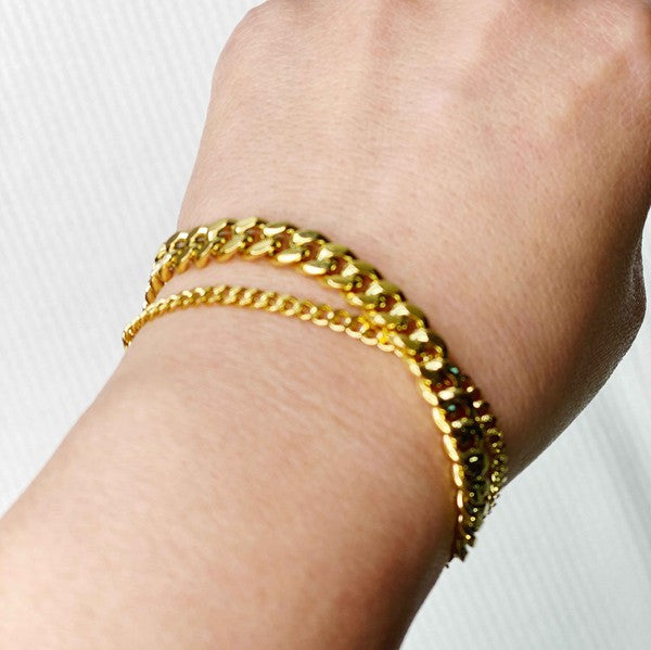 Stylish Cuban Chain Bracelet