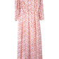 V neck maxi dress