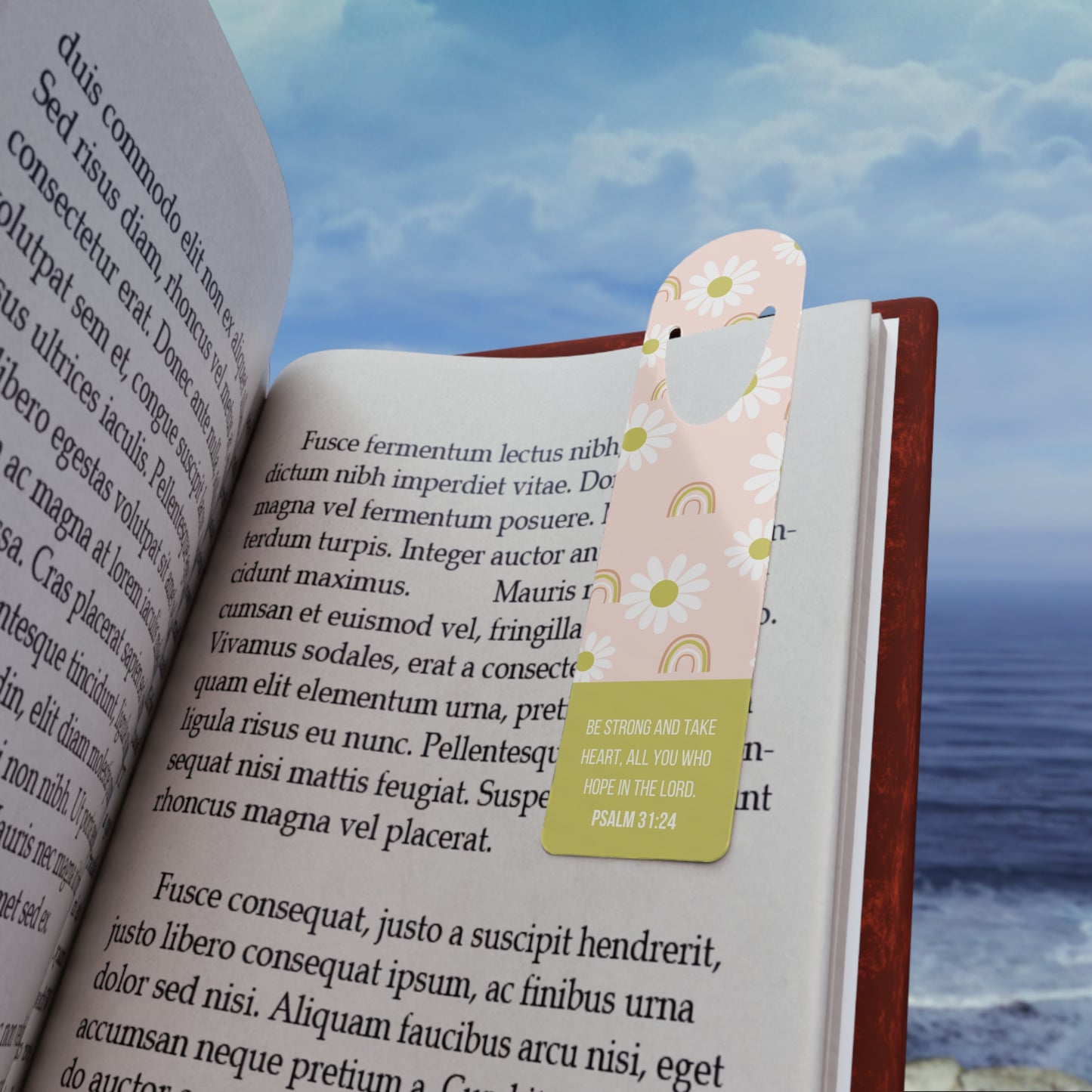 Be strong and take heart bookmark