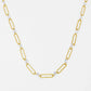 Crystal Linked Chain Necklace