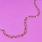 Crystal Linked Chain Necklace