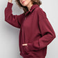 Modal Poly Span Quarter Zip Funnel Neck Pullover