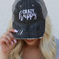 Crazy Happy Embroidered Trucker Hat