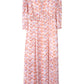 V neck maxi dress