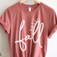 hello fall t shirts heather clay