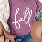 hello fall t shirts heather plum