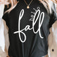 hello fall t shirts heather black