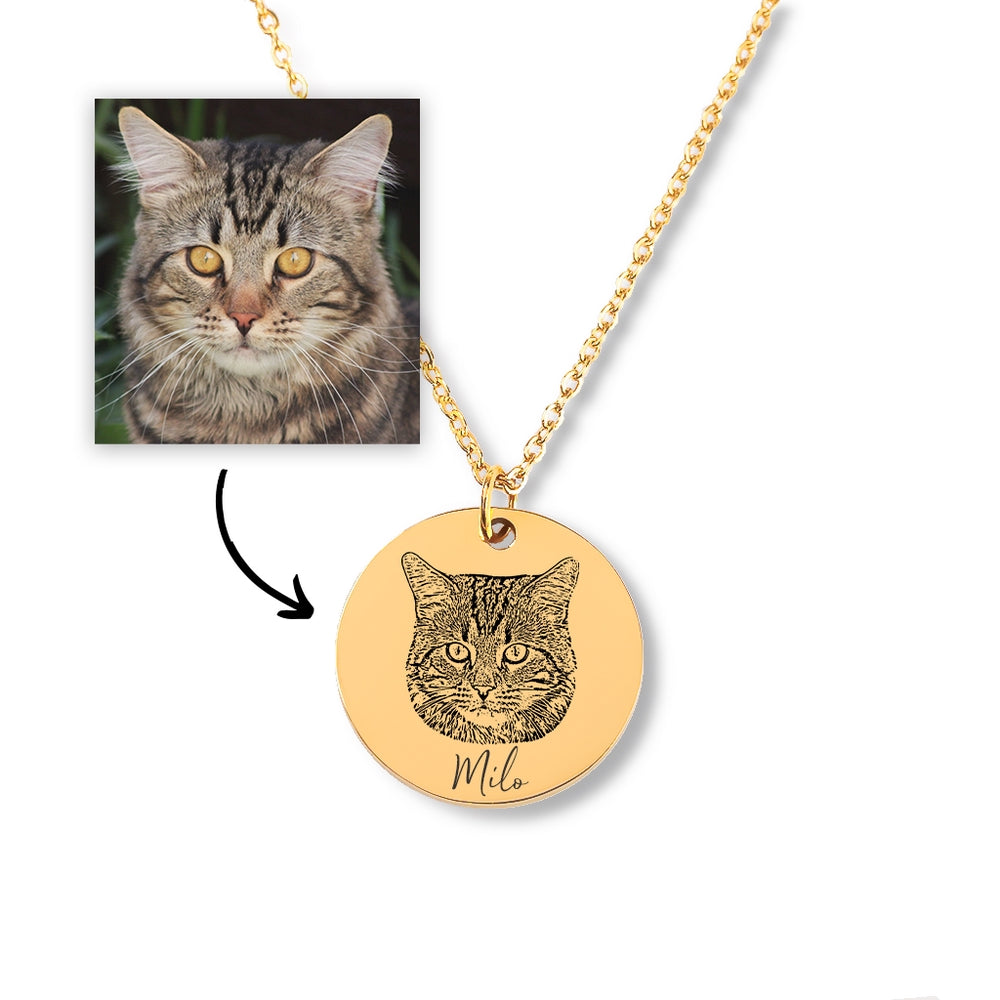 Pet Portrait Necklace