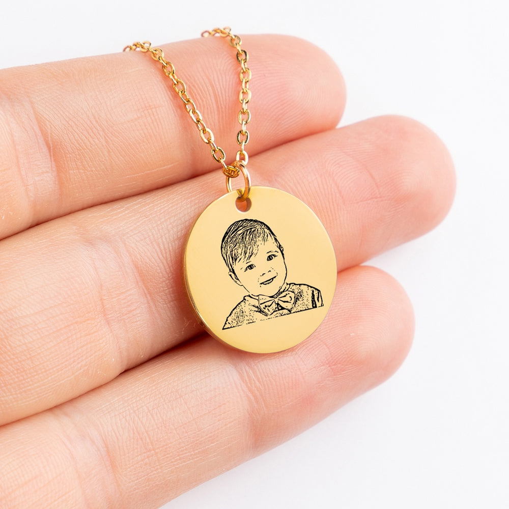 Baby Portrait Necklace