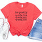 Be Pretty Be Strong Be Brave Be Kind Graphic Tee
