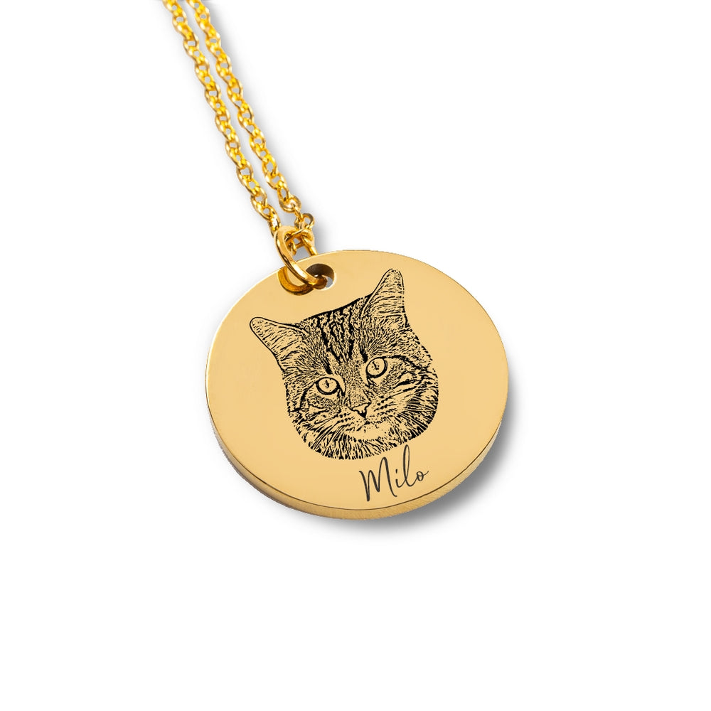 Pet Portrait Necklace