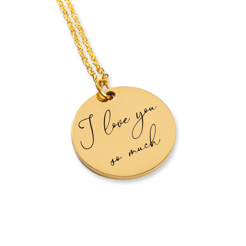 Custom Handwritten Pendant