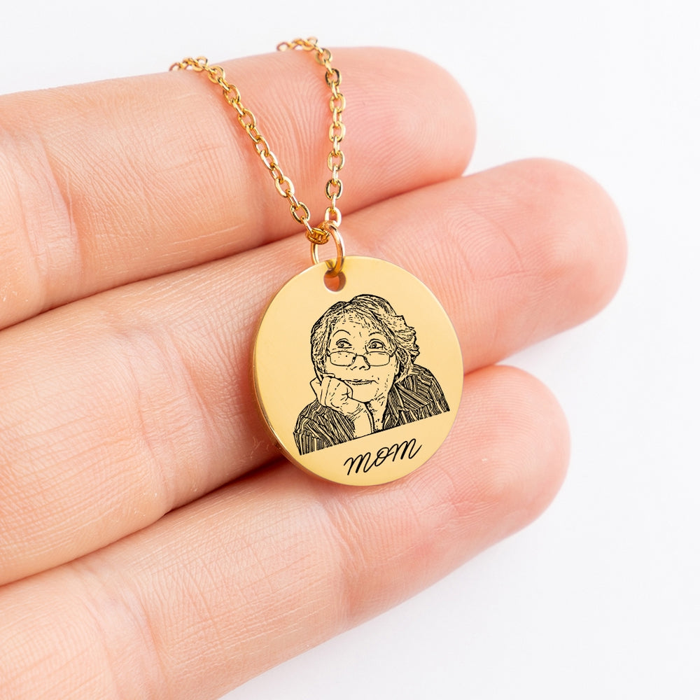 Human Portrait Pendant