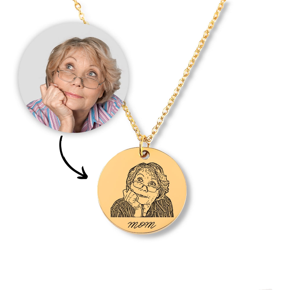 Human Portrait Pendant