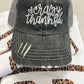Crazy Thankful Embroidered Trucker hat
