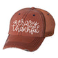 Crazy Thankful Embroidered Trucker hat