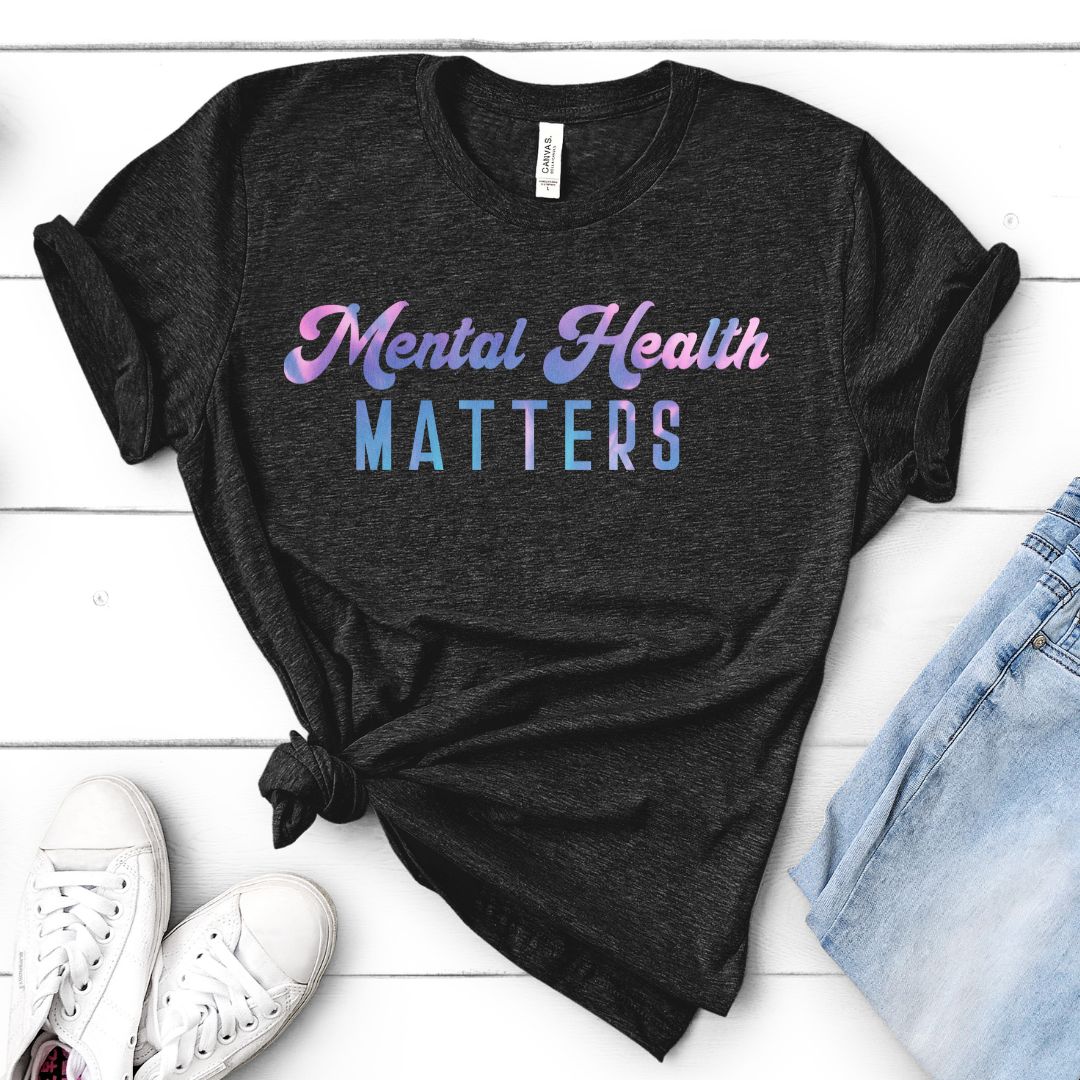 Mental Health Unisex T-Shirt | Mental Health Counselor T-Shirt | Counselor T-Shirt | Therapy T-Shirt | Mental Health Matters T-Shirt