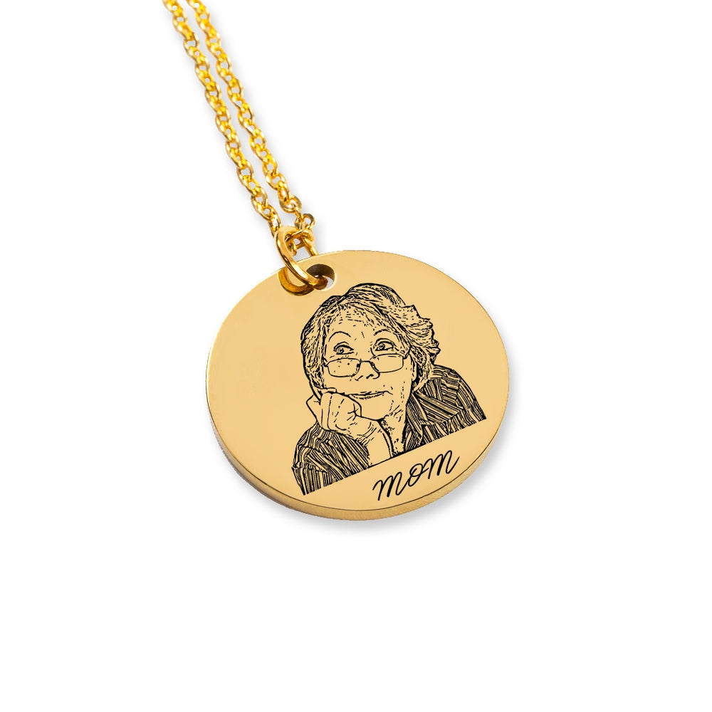 Human Portrait Pendant