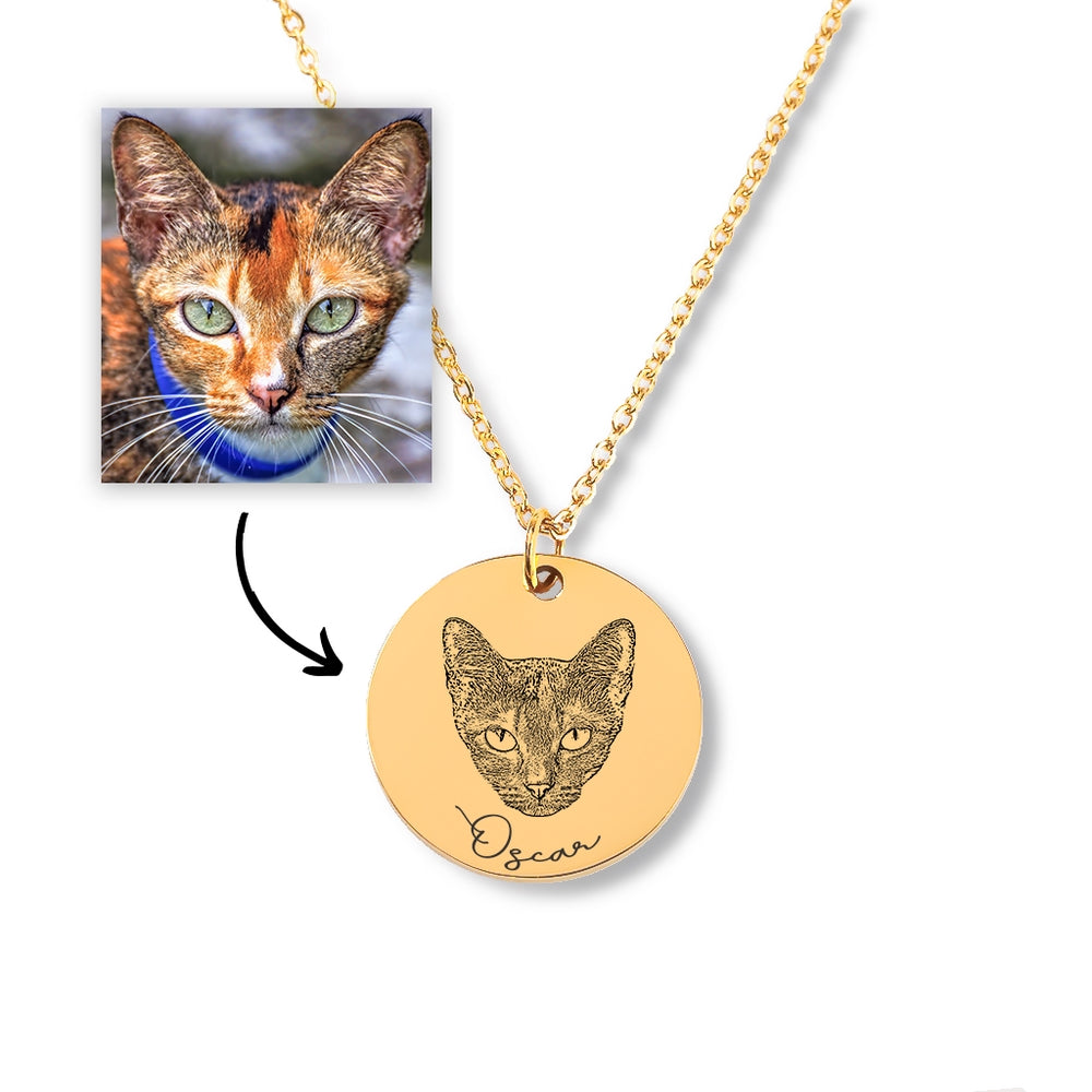 Pet Portrait Necklace