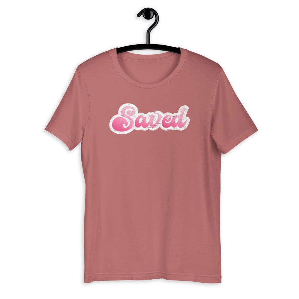 Saved T-Shirt | Best Christian Clothing Store | Christian T-Shirt for Women | Cool Jesus Shirts | Bible T Shirts | Faith Based T Shirts