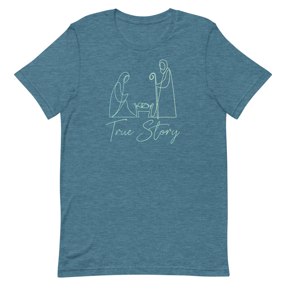 True Story Nativity Christmas T-SHirt | Christmas True Story Tee | Nativity T-Shirt | Christmas T-Shirt For Women | Nativity Scene T Shirt