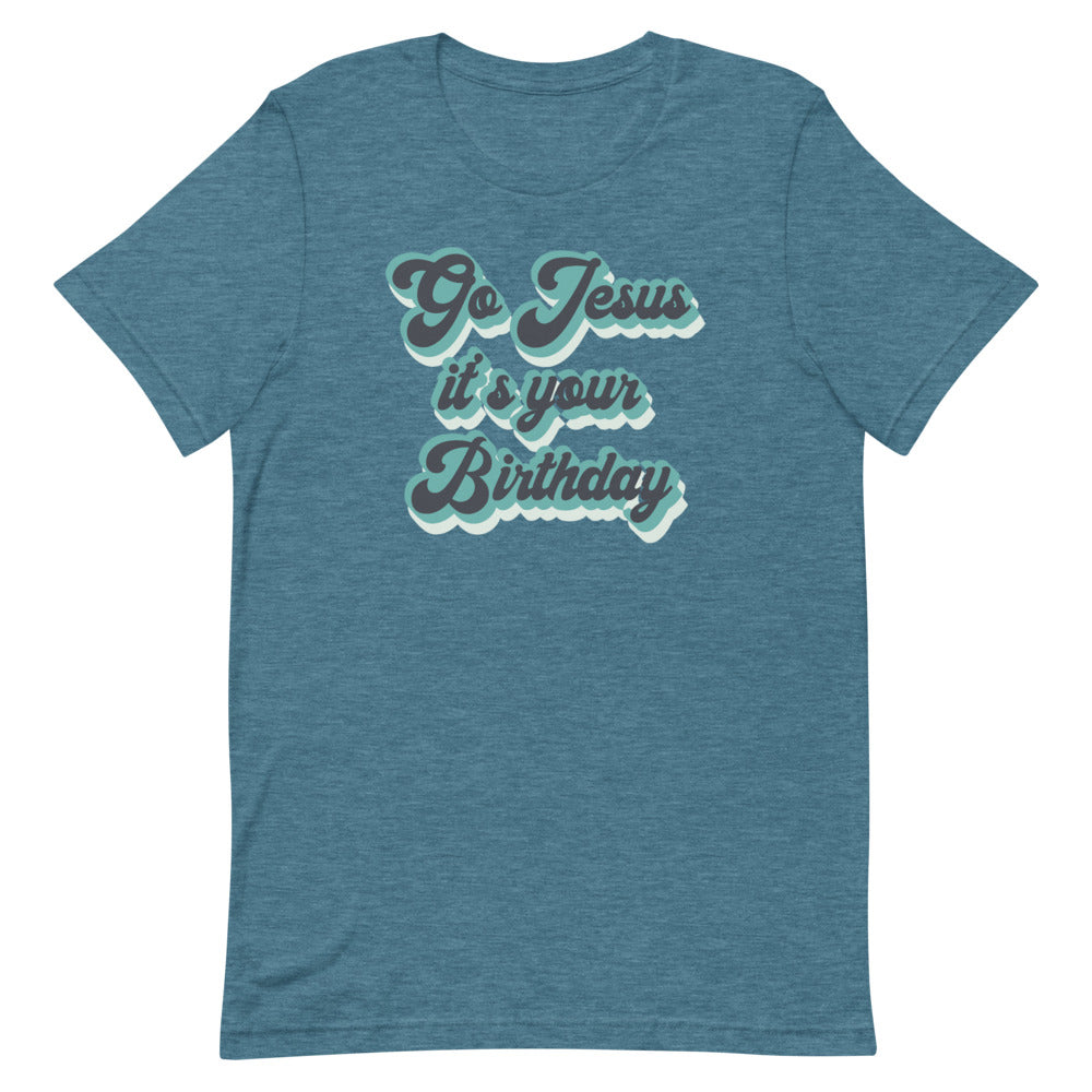 Go Jesus it's your birthday t shirt, Merry Christmas, Christmas Tee, Christmas Tee Shirt, Christmas Party, Holiday Party, Christmas Shirt
