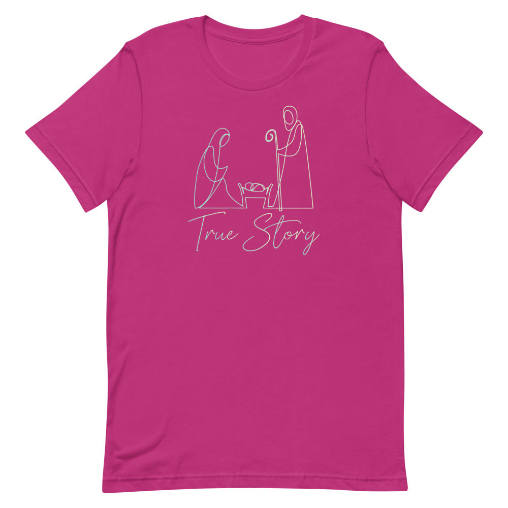 True Story Nativity Christmas T-SHirt | Christmas True Story Tee | Nativity T-Shirt | Christmas T-Shirt For Women | Nativity Scene T Shirt