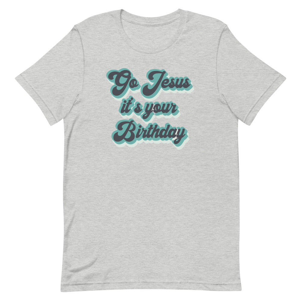 Go Jesus it's your birthday t shirt, Merry Christmas, Christmas Tee, Christmas Tee Shirt, Christmas Party, Holiday Party, Christmas Shirt
