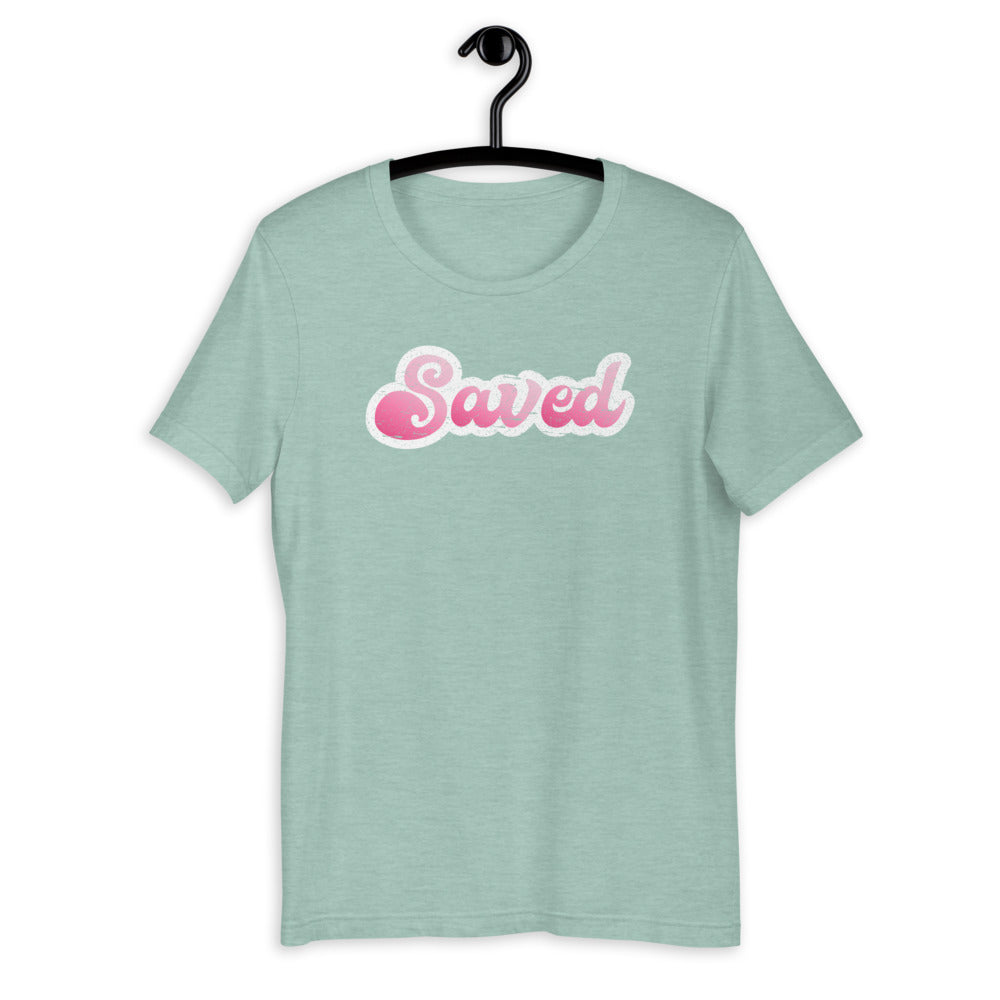 Saved T-Shirt | Best Christian Clothing Store | Christian T-Shirt for Women | Cool Jesus Shirts | Bible T Shirts | Faith Based T Shirts